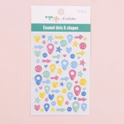 Enamel Dots and Shapes Summer Craftelier