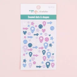 Enamel Dots and Shapes Winter Craftelier