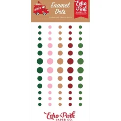 Enamel Dots Santa's Christmas Delivery Echo Park