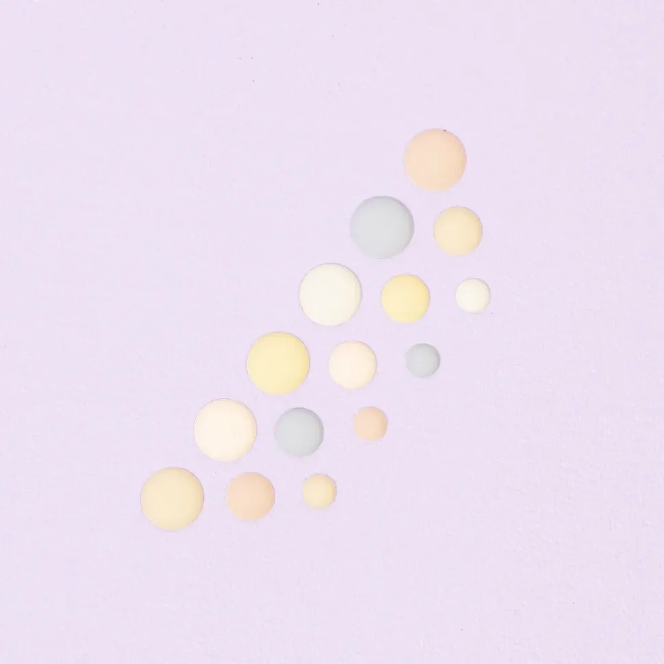 Enamel Dots Vintage Pastel Craftelier