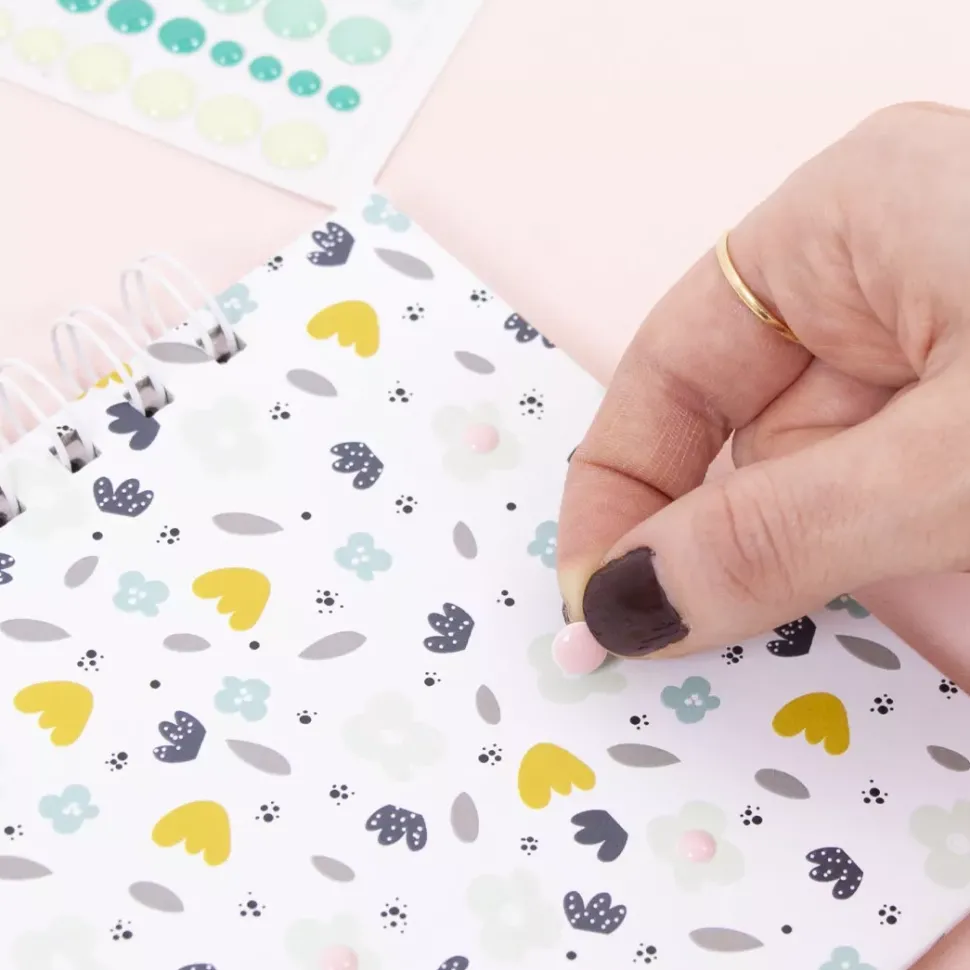 Enamel Dots Vintage Pastel Craftelier