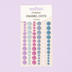 Enamel Dots Winter Craftelier