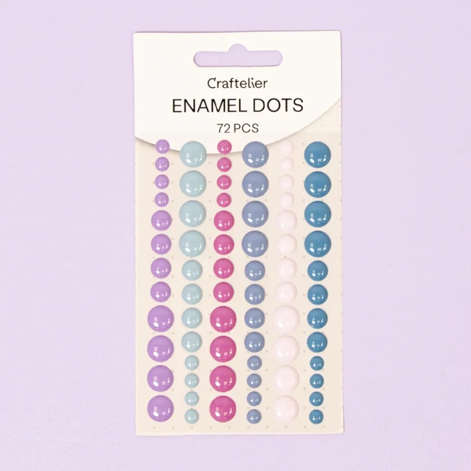 Enamel Dots Winter Craftelier