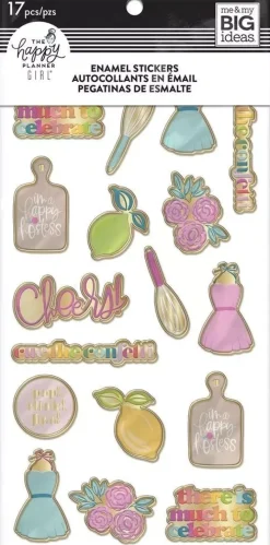 Enamel Stickers Happy Hostess Happy Planner