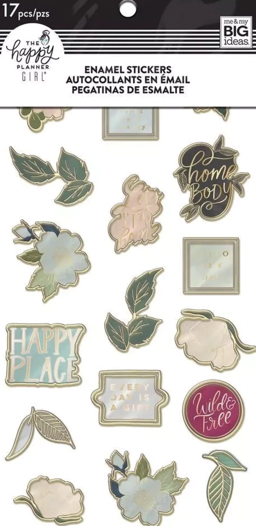 Enamel Stickers Homebody Happy Planner