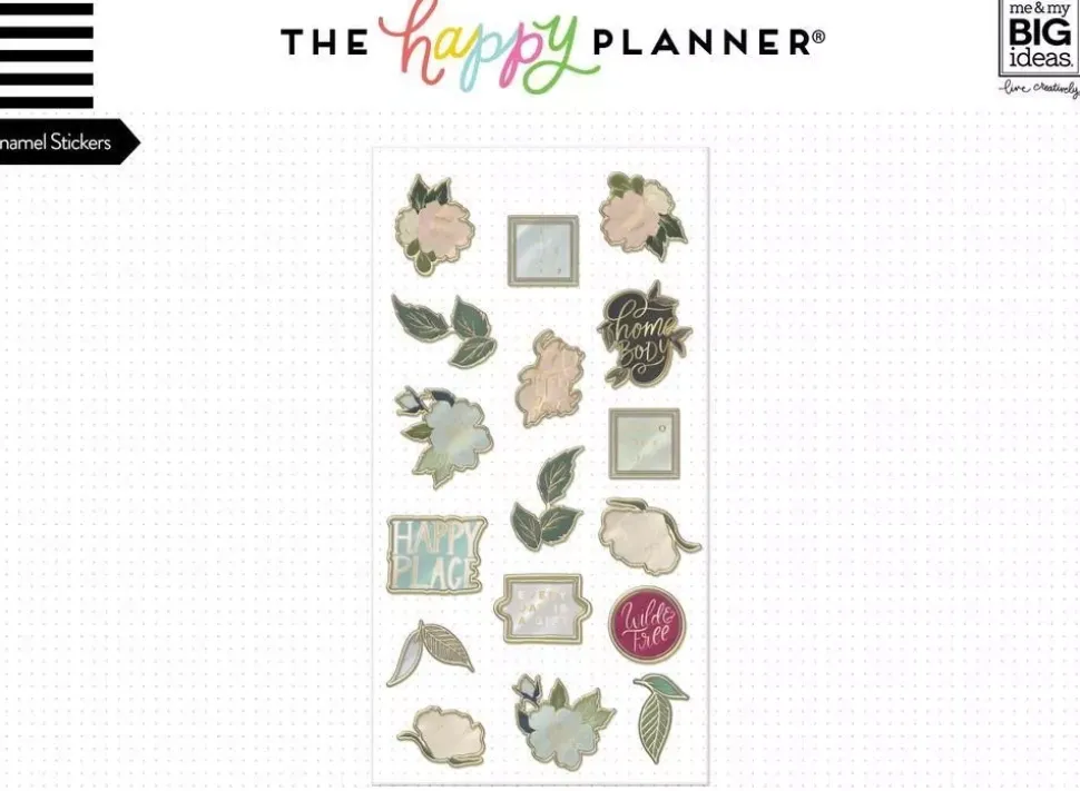 Enamel Stickers Homebody Happy Planner