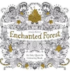 Enchanted Forest An Inky Quest and Coloring Book