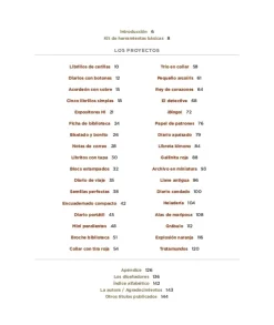 Encuadernación de mini libros