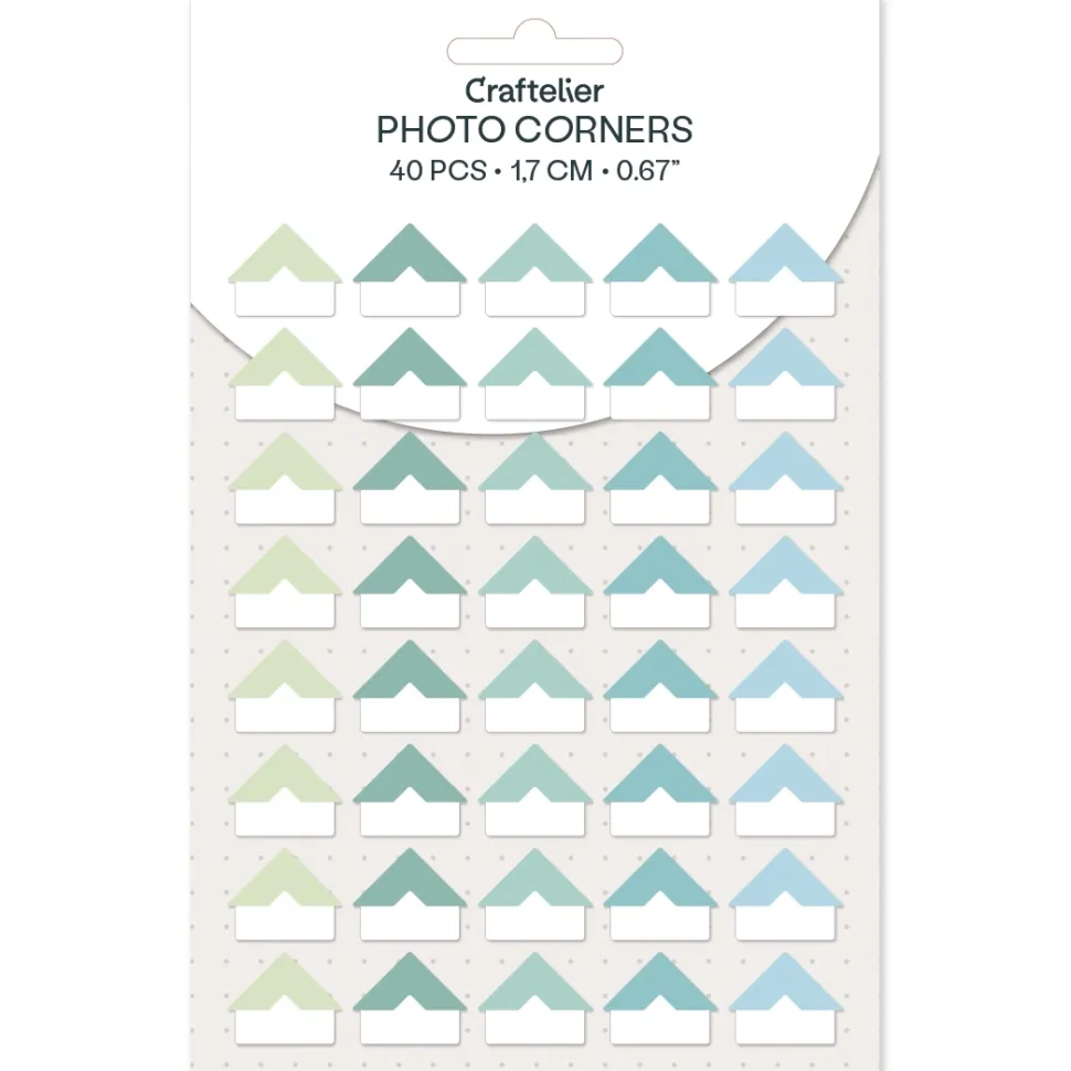 Esquineras autoadhesivas Mint Rainbow Craftelier