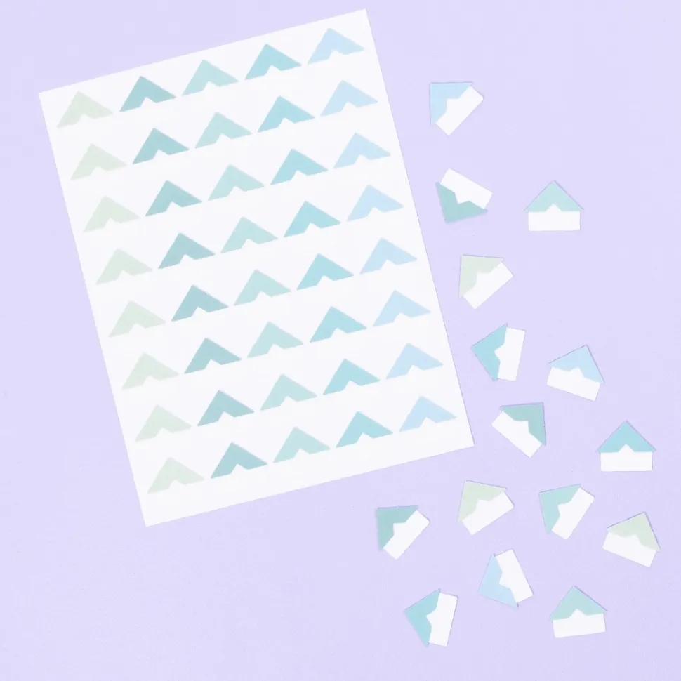 Esquineras autoadhesivas Mint Rainbow Craftelier