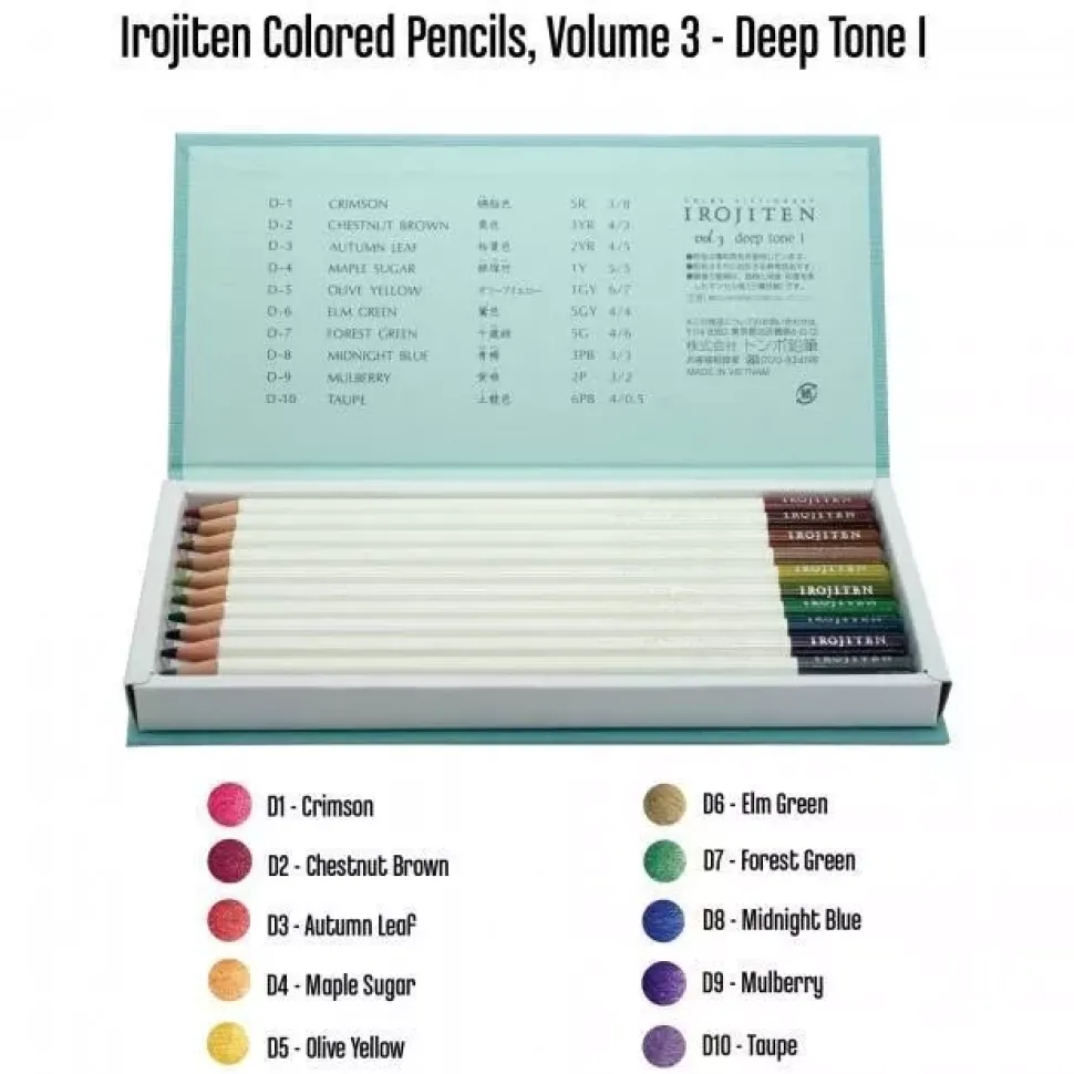 Estuche 30 lápices de colores Irojiten Tombow - Rainforest