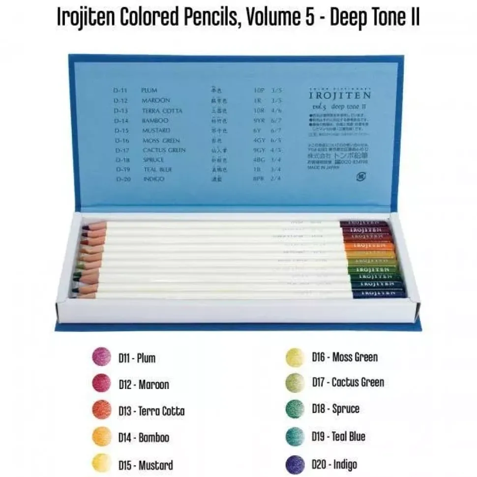 Estuche 30 lápices de colores Irojiten Tombow - Woodlands