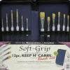 Estuche 12 Pinceles Soft Grip Royal & Langnickel