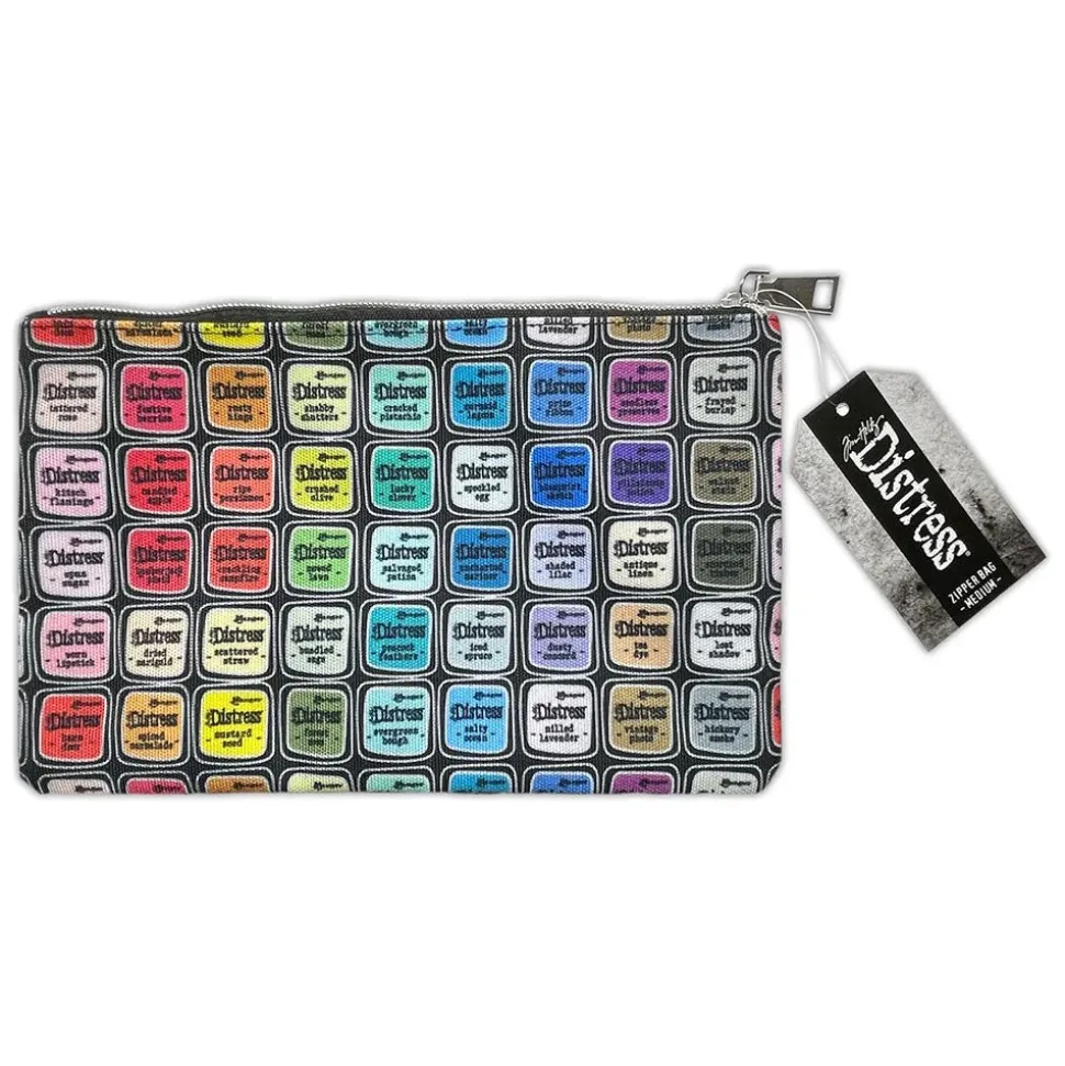 Estuche con cremallera Mediano Distress Tim Holtz
