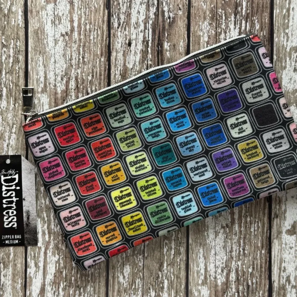 Estuche con cremallera Mediano Distress Tim Holtz