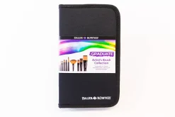 Estuche con cremallera y 10 pinceles Daler Rowney