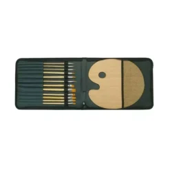 Estuche de 12 pinceles y paleta ArtCreation