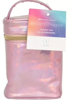 Estuche de Transporte Rosa Iridiscente PrintMaker We R Memory Keepers