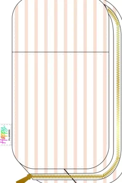 Estuche Peachy Stripes Happy Planner