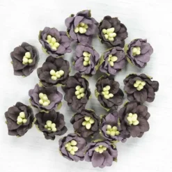 Flores Butter Cup Mulberry de papel Little Birdie