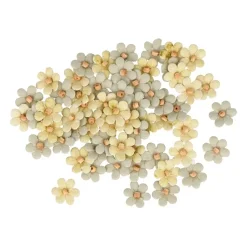 Flores de algodón reciclado Verde Artemio