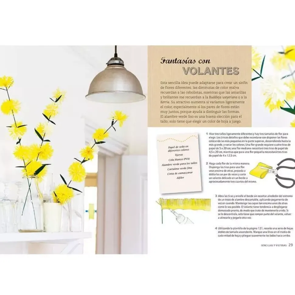 Flores de Papel 35 bonitos proyectos paso a paso