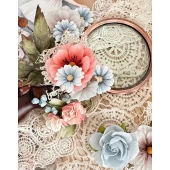 Flores de Papel Blue Mist Return To Wonderland Prima Marketing