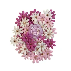 Flores de papel Endearing Notes Avec Amour Prima Marketing