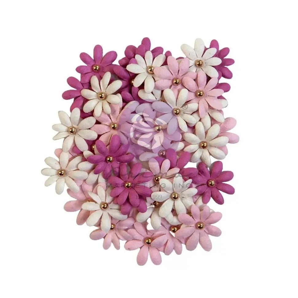 Flores de papel Endearing Notes Avec Amour Prima Marketing