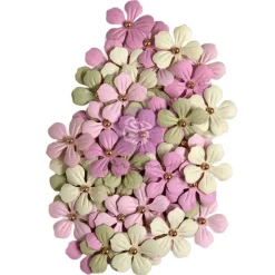 Flores de Papel Pastel Whispers Serene Petals Prima Marketing