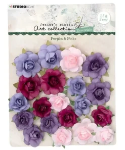 Flores de Papel Purples & Pinks Jenine's Mindfull Art Studio Light