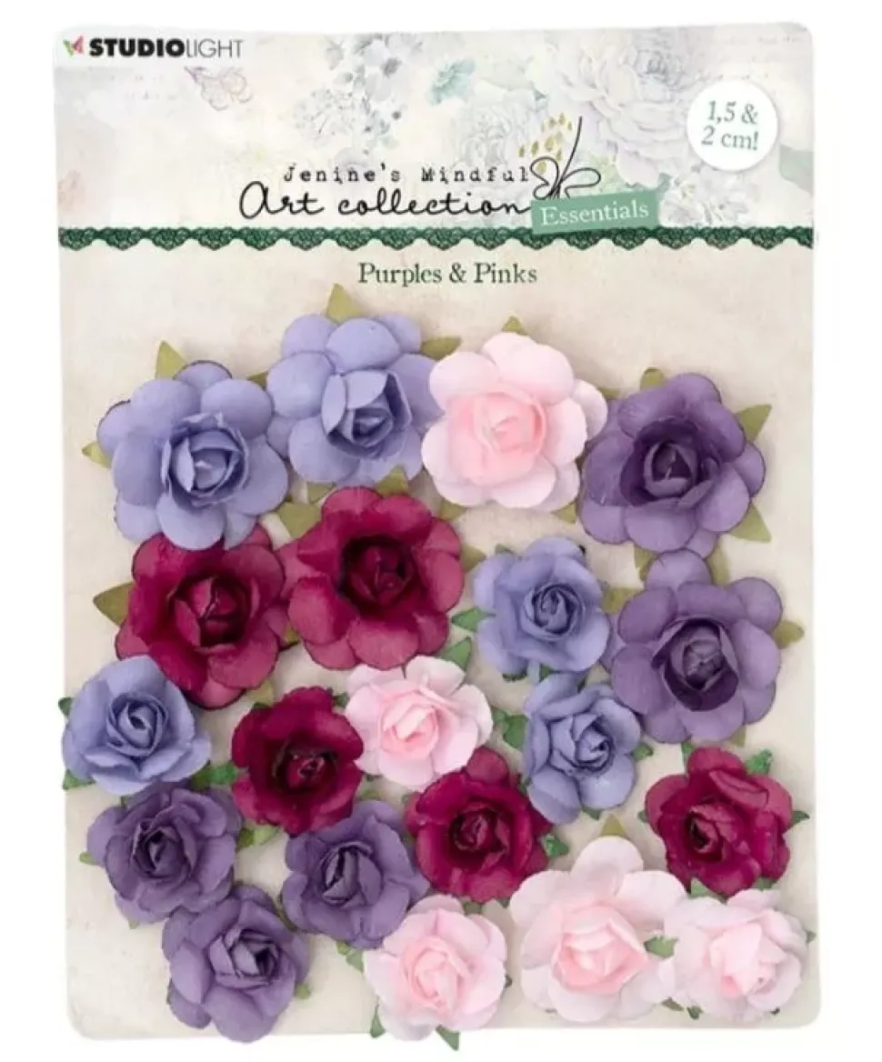 Flores de Papel Purples & Pinks Jenine's Mindfull Art Studio Light