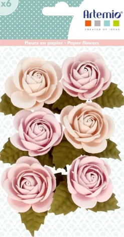 Flores de papel Secret Garden