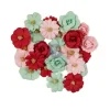 Flores de papel Sparkling 25 & Peppermint Prima Marketing