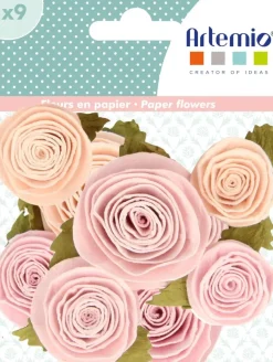 Flores de papel variadas Secret Garden