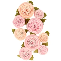 Flores de papel variadas Secret Garden