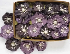 Flores Margerry Mulberry de papel Little Birdie