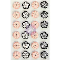 Flores Pearls and Lace Traveler's Journal de papel Prima