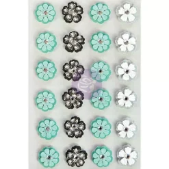 Flores Seafoam Flora Traveler's Journal de papel Prima