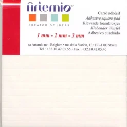 Foam Squares Blanco Artemio