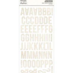 Foam stickers alfabeto Vintage Cream SV Essentials Simple Stories