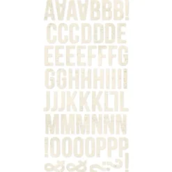Foam stickers alfabeto Vintage Cream SV Essentials Simple Stories