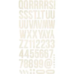 Foam stickers alfabeto Vintage Cream SV Essentials Simple Stories