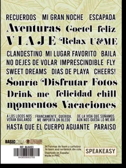 Foam Stickers Frases Speakeasy Alberto Juárez