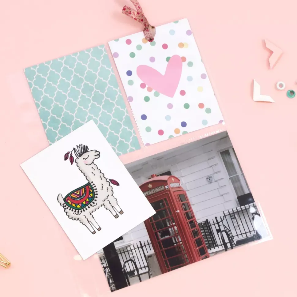 Fundas para Álbumes 3 Bolsillos Craftelier 6"x8"