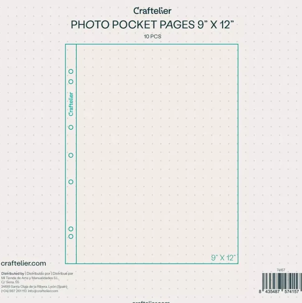Fundas Para Álbumes Craftelier 9"x12"