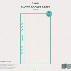 Fundas Para Álbumes de 6 Anillas Craftelier 4"x8"