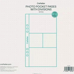 Fundas Para Álbumes de 6 Anillas 4 Bolsillos Craftelier 4"x8"