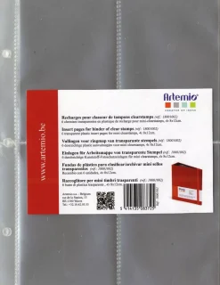 Fundas para sellos acrílicos 8x12 cm, Artemio