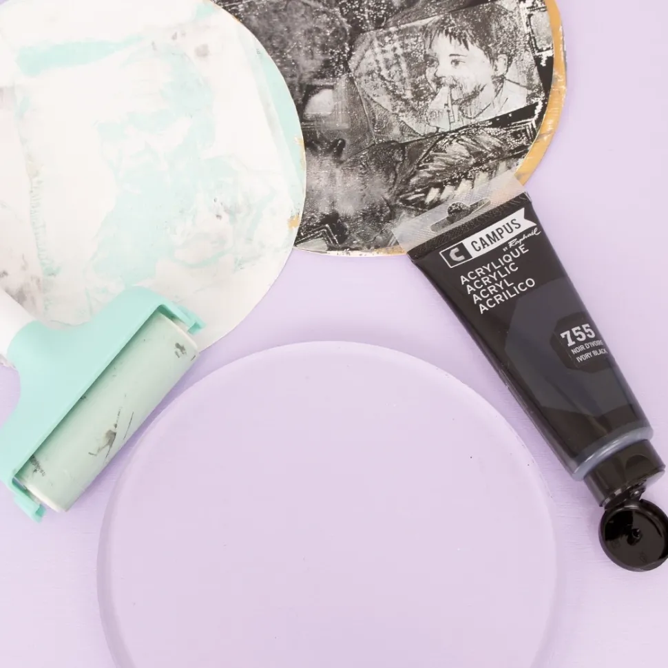 Gel printing plate redonda Craftelier 20cm